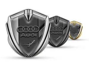 Audi 3D Metall Emblem Sportliches Design Hochwertig 3D